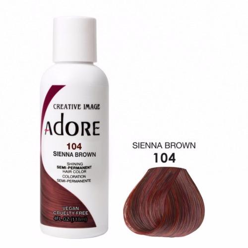 Adore Sienna Color Brown Sunrise 4 OZ-104