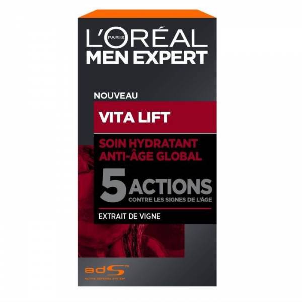 Crème Anti-Rides 5 Actions Men Expert L'Oréal Paris