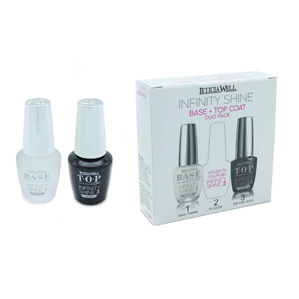 Pack Base + Top Coat Infinity Shine Leticia Well